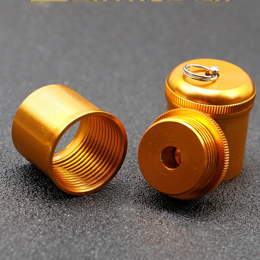 Fishing Rod Rear Plug Tail Plug Yellow Color 11-23mm Aluminum Alloy Fish Tackle Fishing Rod Plug Fishing Rod Rear Plug Brand New