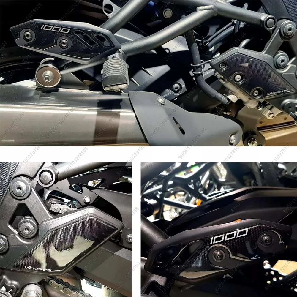 For KAWASAKI VERSYS 1000 2019-2020 Motorcycle Anti slip Tank Pad Side Traction Pads Protector Sticker 3D Resin Stickers kit