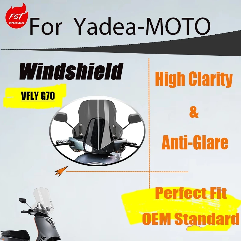 

Подходит для электроскутера Yadea Vfly G70: модифицированное ветровое стекло, переднее ветровое стекло Vfly G6, дворник для переднего стекла.