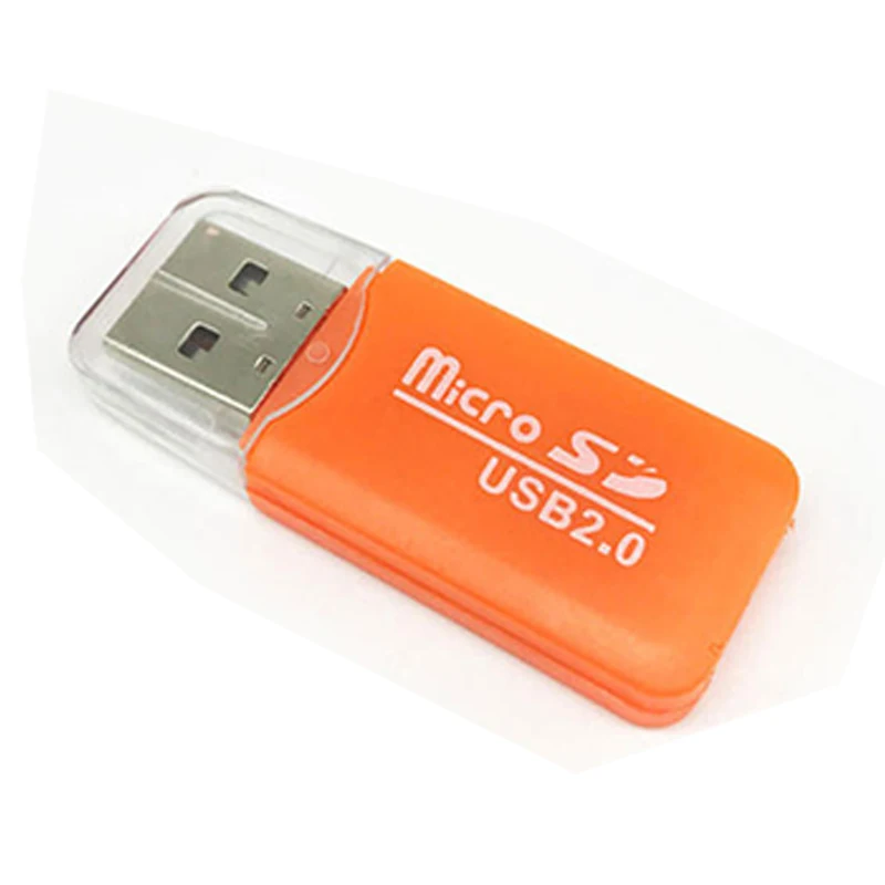 Kolorowy zewnętrzny czytnik karta SD TF przenośny Laptop USB2.0 Adapter do odczytu karty pamięci