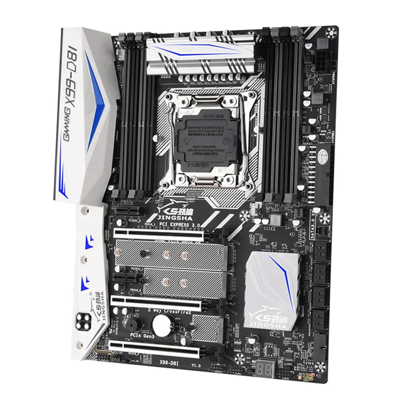 JINGSHA X99-D8I Gaming Motherboard DDR4 Memory for LGA2011-3 V3V4 Four Channel X99 Chip Support Support Multiple Games M.2 WIFI