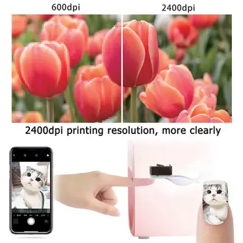 Nová 3D mobilní tiskárna nehtů s digitální tiskárnou na nehty, přenosné zařízení pro zdobení nehtů z telefonu pro domácnost nebo salon 10 nejlepší prodej digitální tiskárna na nehtové umění - №8