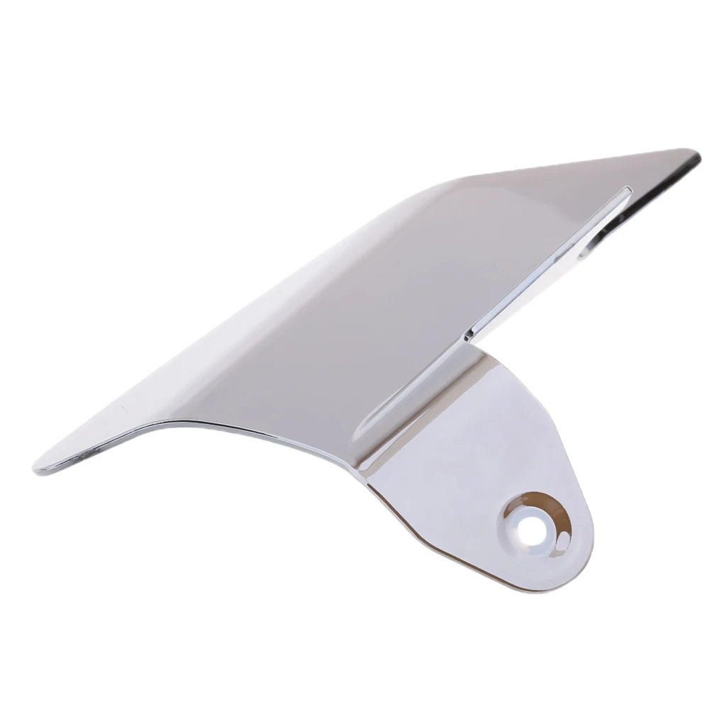 Reflective Saddle Shield Air Heat Deflector Kit Chrome Motorcycle Accessory for Road King 1997 2007 Touring