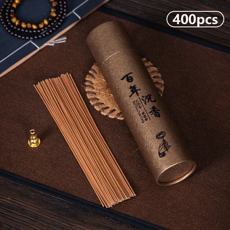 400 pièces bâtons de bois de santal naturel bâtons d'encens maison cérémonie de bénédiction prière bouddha encens absinthe bois de santal bois d'agar