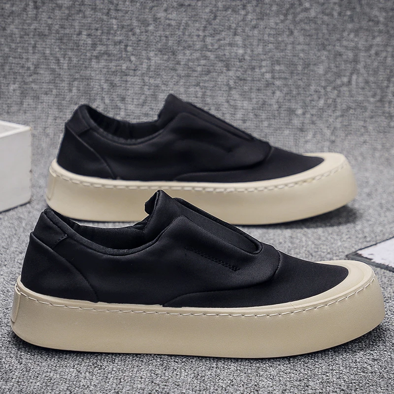 

Кеды мужские с вулканизированной подошвой, повседневные холщовые кроссовки, на платформе, в британском стиле, прогулочная обувь, зеленые, 2024