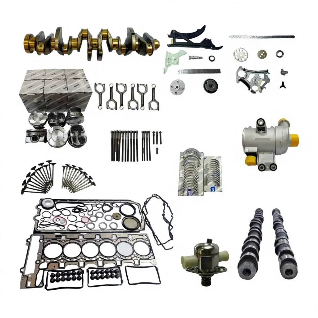 

N55 3.0L Engine Overhaul Rebuilding Kit Crankshaft Piston Conrod Bearings For Timing Chain Set Camshaft