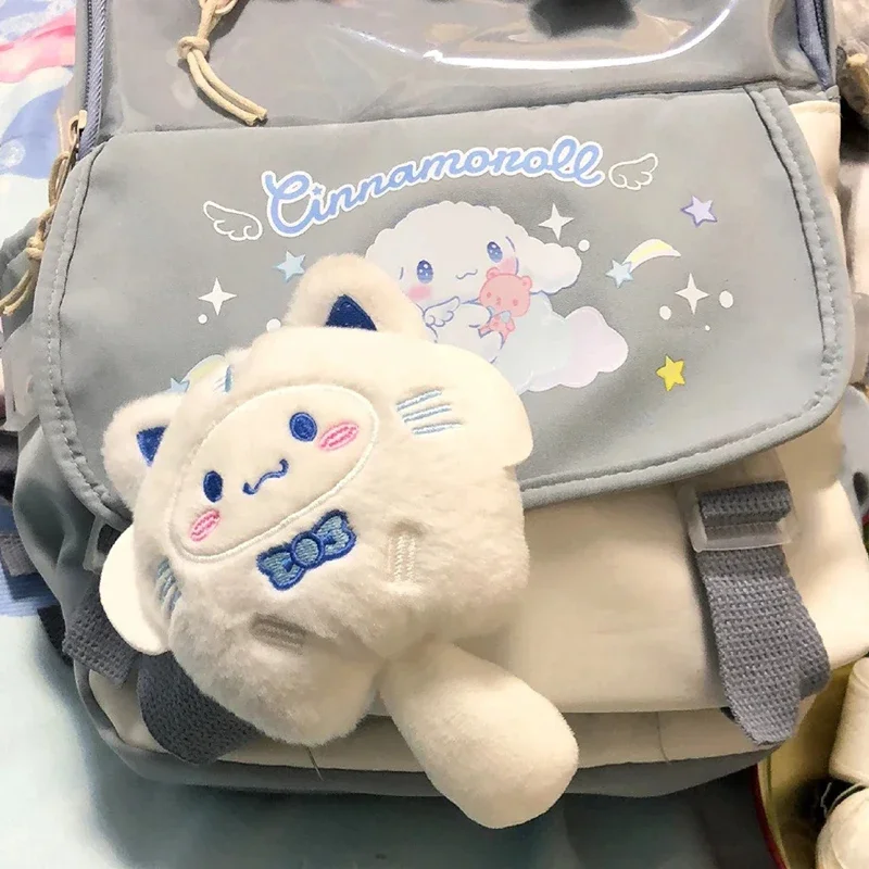 Sanrio pluszowy brelok do lalki Melody Cinnamoroll Pochacco śliczny breloczek do torby wisiorek prezent dla dzieci zabawki dekoracja plecaka dziewczyna prezenty