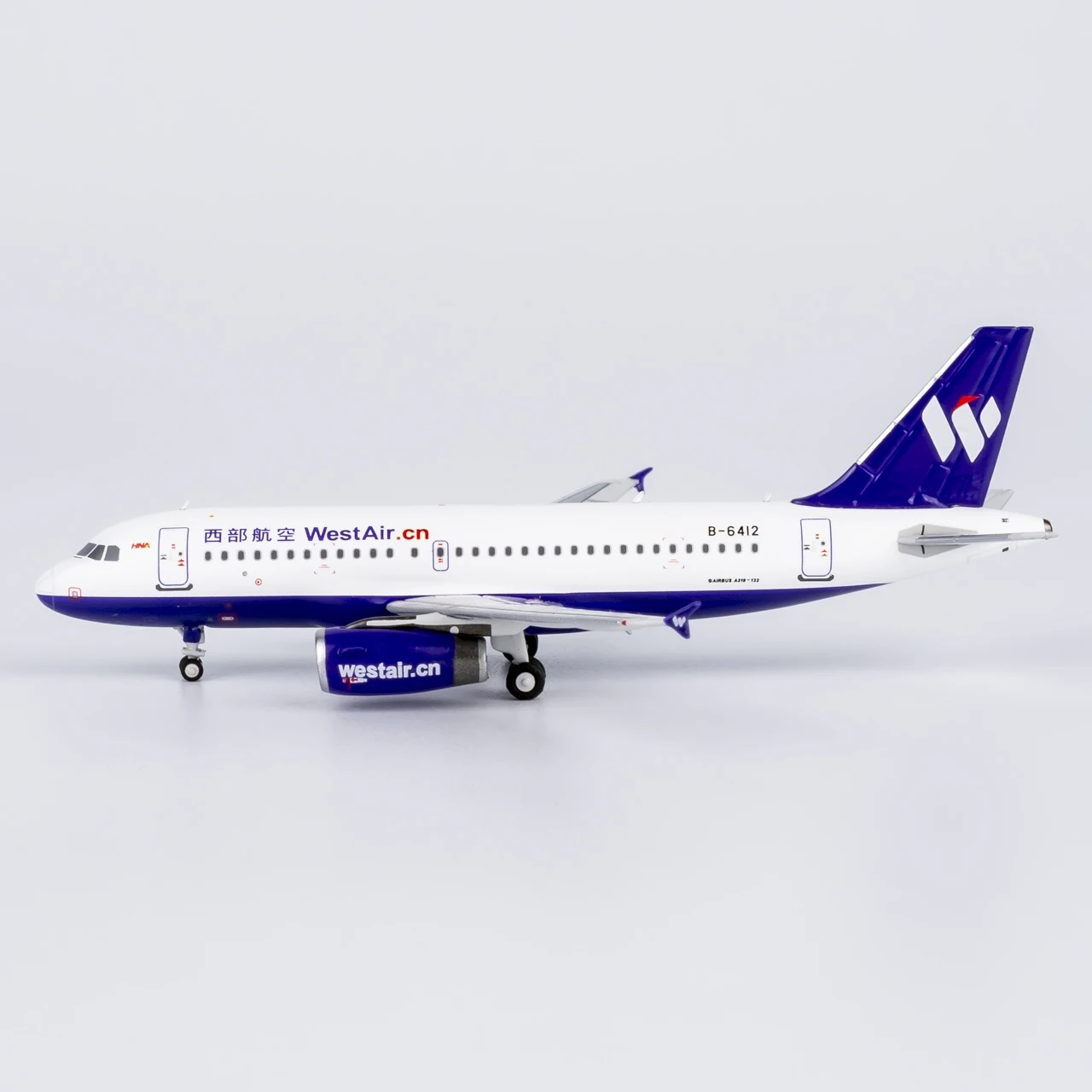 

49036 Alloy Collectible Plane Gift NG Model 1:400 West Air Airbus A319 Diecast Aircraft Jet Model B-6412