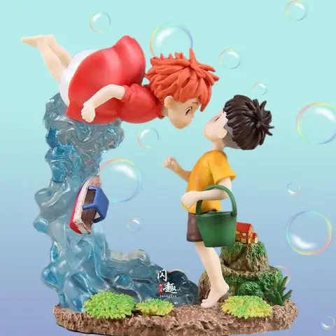 Nouvelle Figurine Ponyo Sou Sky Seagal, Statue en Pvc, modèle d'action, poupée de Collection, jouet, cadeau d'anniversaire