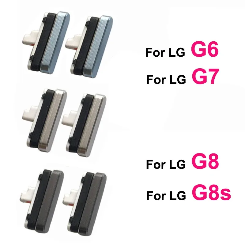 

2 шт. внешних кнопок регулировки громкости для телефонов LG G6 G7 ThinQ G8 G8S, новые боковые кнопки включения/выключения, запчасти для ремонта