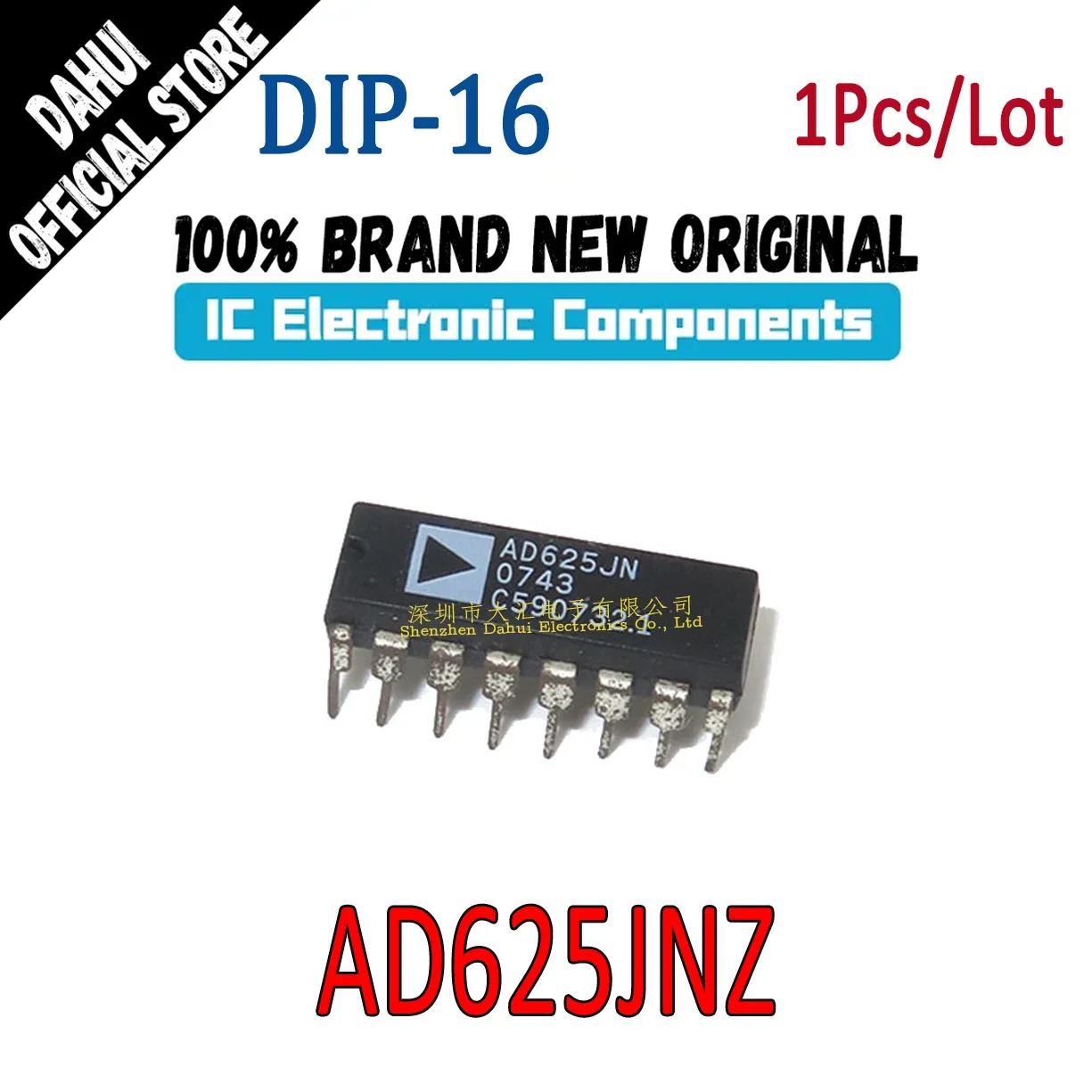 

Quality Brand New AD625JNZ AD625 AD IC DIP-16 The Instrumentation amplifier chip Brand New Original In Stock