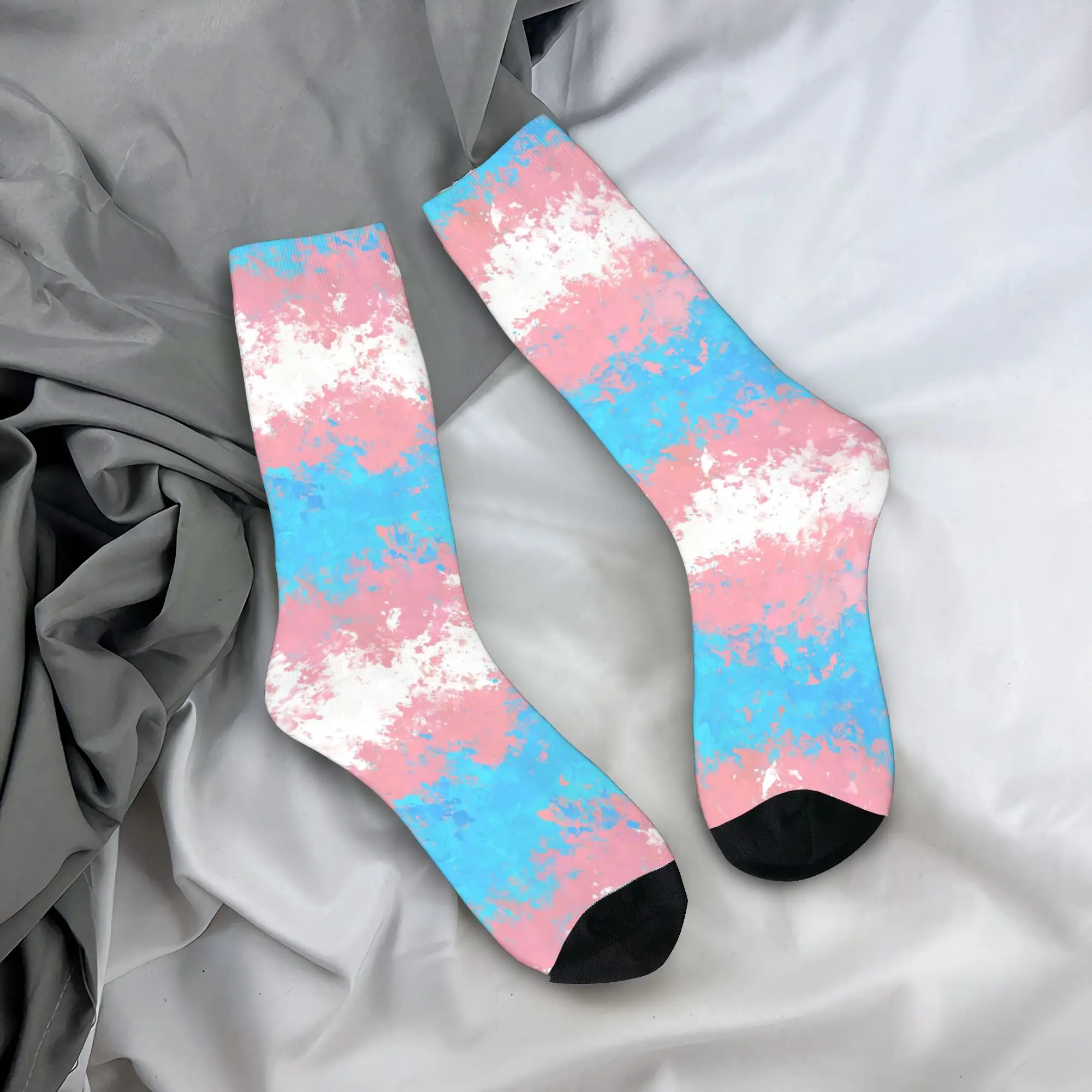 

Носки на все сезоны с флагом трансгендеров и символикой ЛГБТ, длинные носки в стиле Харадзюку и хип-хоп, аксессуары для мужчин и женщин, подарки