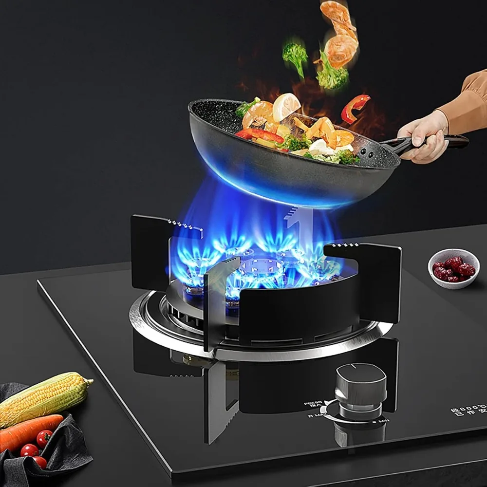 Quemador Cocina de gas Placa de gas Placa de gas integrada, Cocina de mesa, 1 anillo de placa portátil de hierro fundido, Estufa de gas de petróleo NG/GLP, F