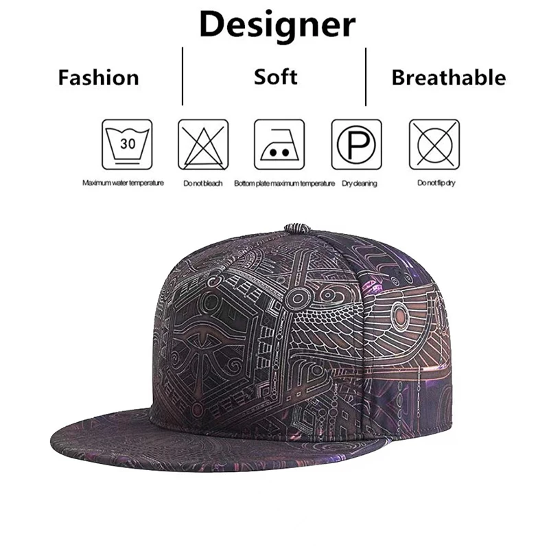 Fashion Printed Cap Men Women Adjustable Hip Hop Baseball Cap For Unisex Adult Outdoor Casual Sun Hat Cotton Snapback Hats