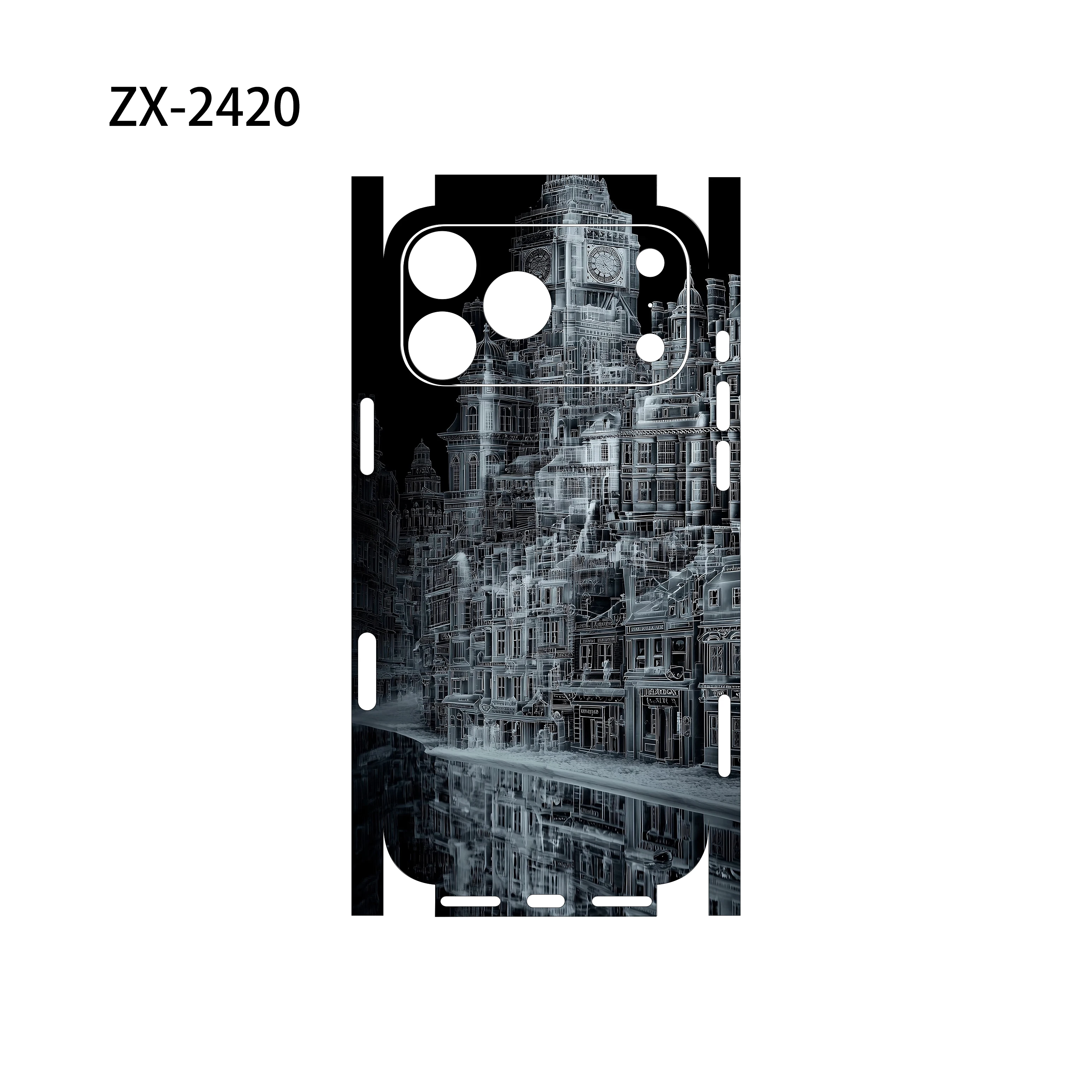 

Защитная пленка-наклейка 3D однотонного цвета для Apple iPhone 17, 16, 15, 14, iPhone 13 Pro Max, полная защита корпуса