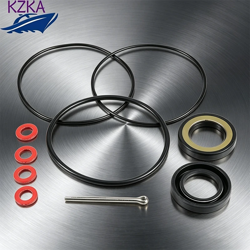 

Outboard Lower Unit Gearcase Propeller Shaft Oil Seal Kit for Yamaha 2T 40 50 55 25HP 93101-22067 93210-69MG6 93210-74MG5