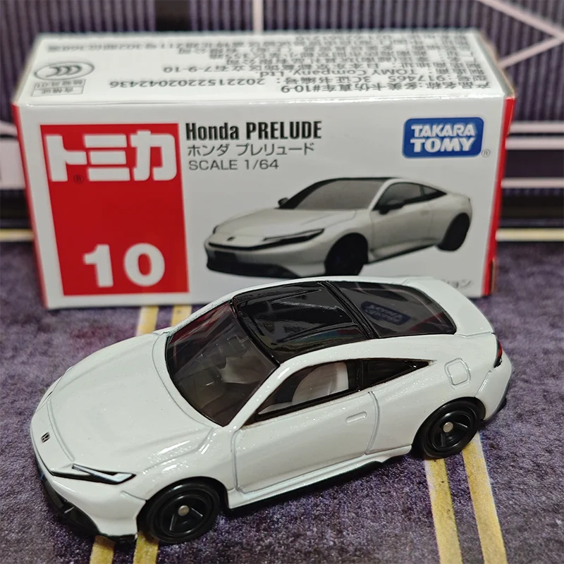 

Tomica No.10 Honda Prelude Diecast Model Car Takara Tomy Alloy Mini Vehicle Collection Toy for Children Boys