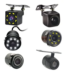 HD Rear Backup Reverse Camera HD Night Vision Wide Angle View Parking Car Front Camera Waterproof Auto Backup Monitor Color Ima