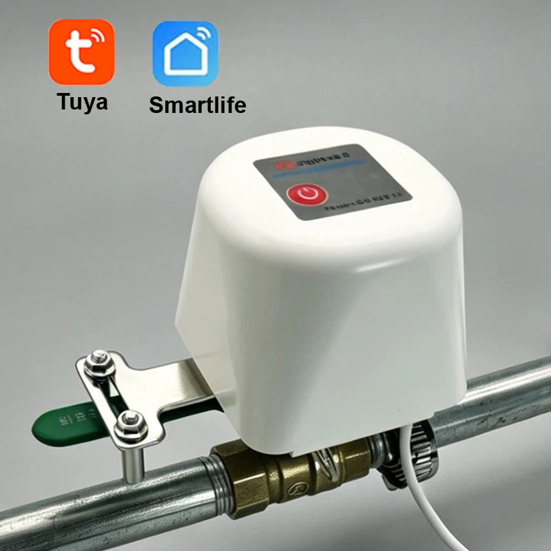 Tuya Smart Zigbee Water Valve WiFi Gas Valve Timer Garden EU Smart Faucet Controller Support Alexa Google Assistant Smartlife