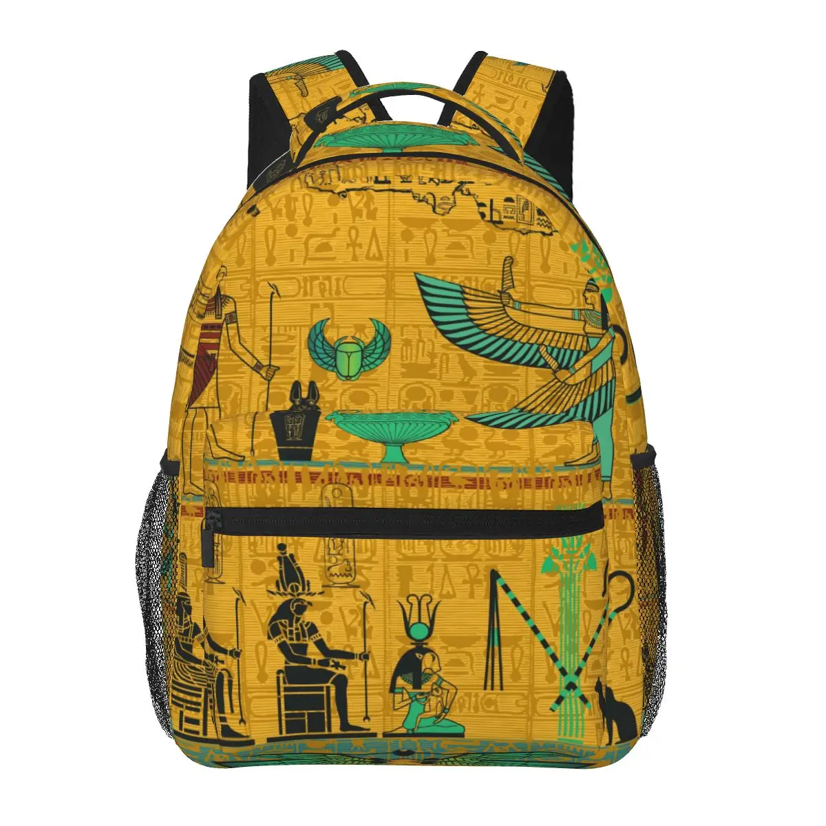 

Backpack Casual Travel Bag Egyptian Pharaoh Totem School Bag Fashion Shoulder Bag For Teenage Girl Bagpack