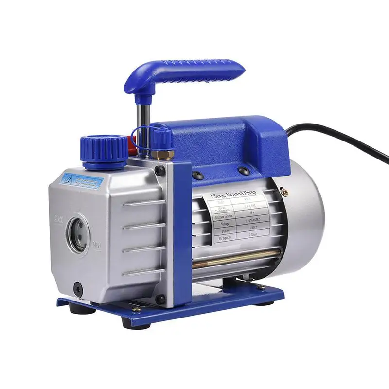 Air Vacuum Pump 1 Stage Air Conditioning Vacuum Pump Economy Vacuum Pump Car AC Vacuum Pump 1/4 Flare Inlet Port HVAC Vacuum