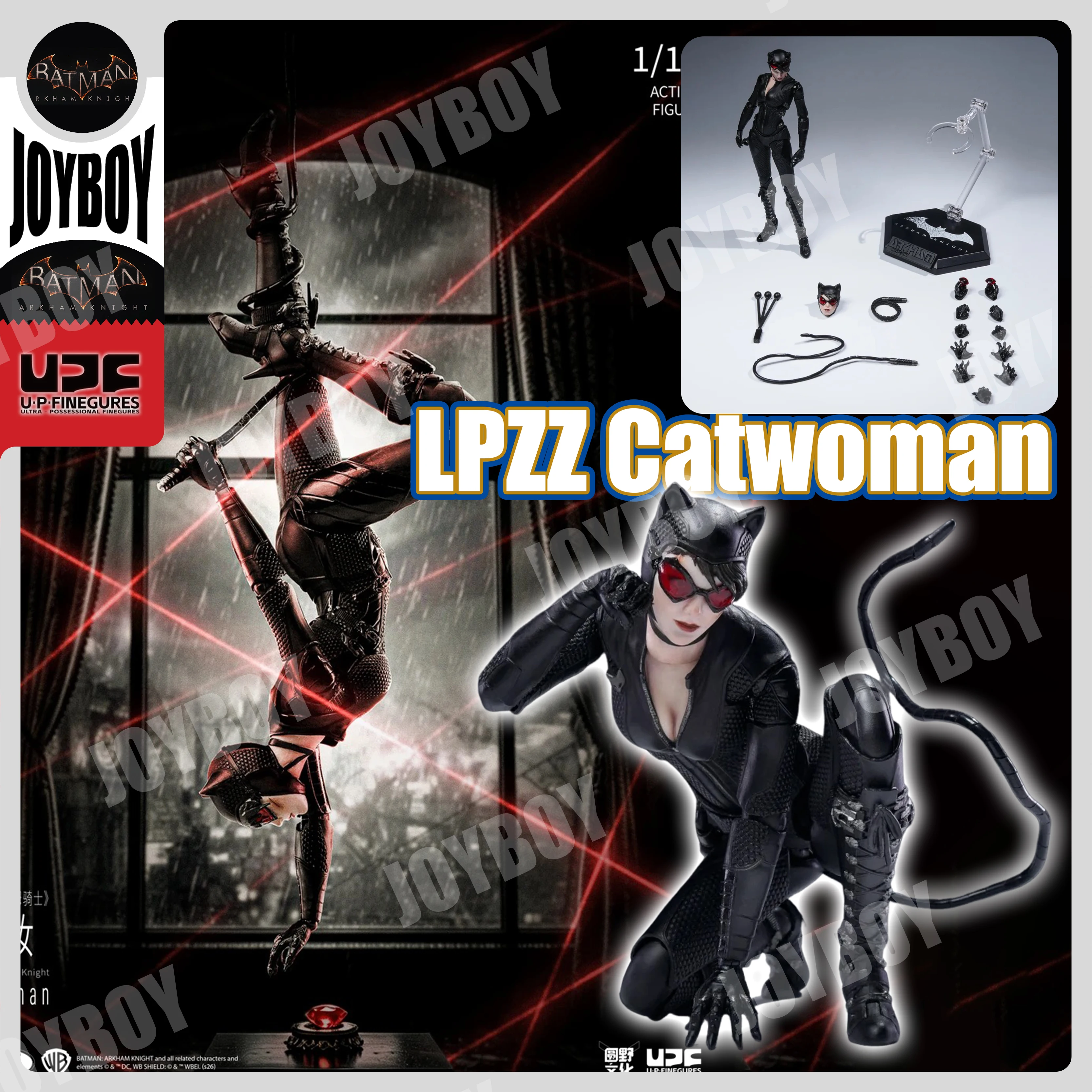 Figuras LPZZ UPFinegures 1/12, Batman Arkham Knight, Catwoman, Figura de Anime, Catwoman Coleccionable, Figura de Acción, Modelo de Juguete