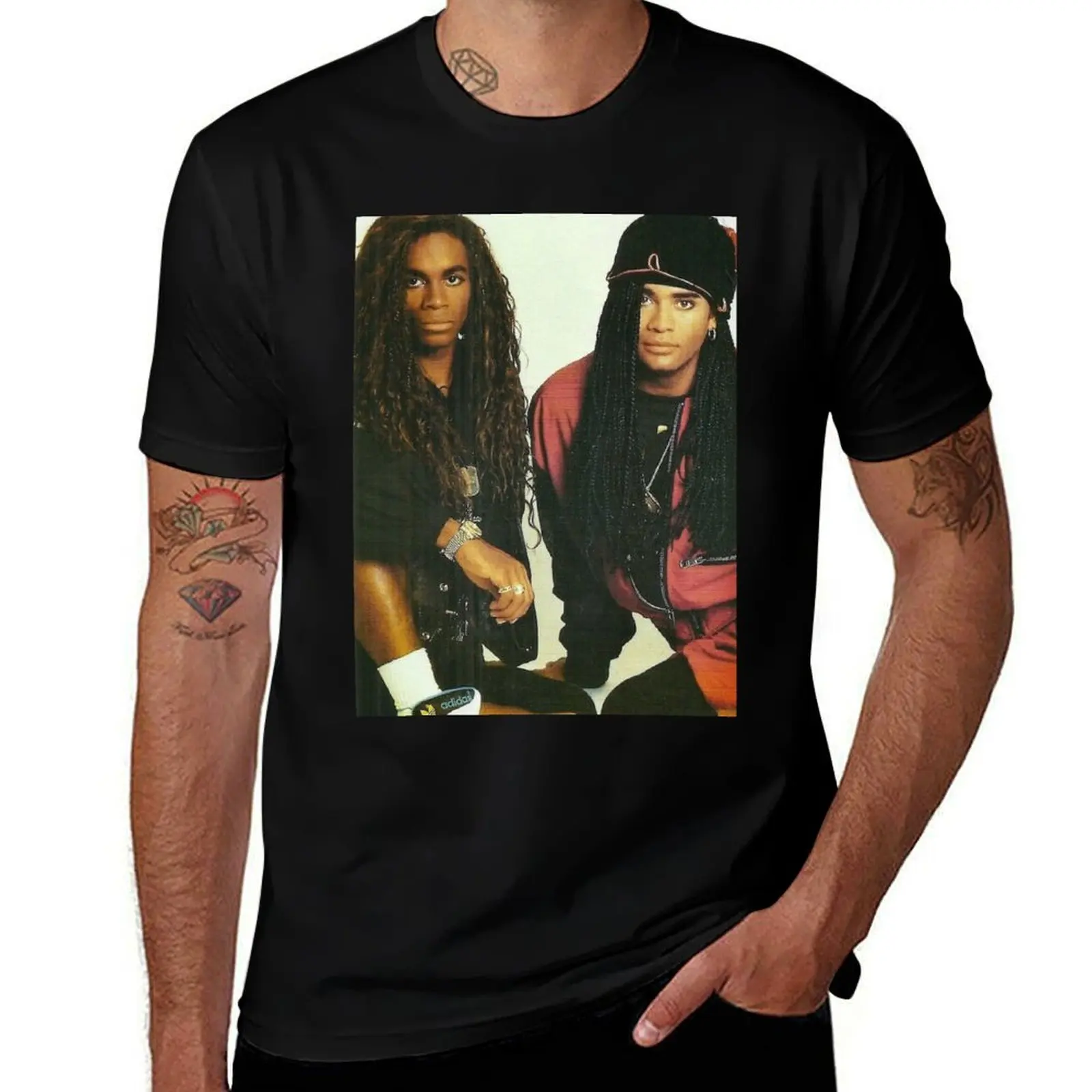 

Milli Vanilli T-Shirt cotton t shirts man 100% man t shirt summer T-Shirt