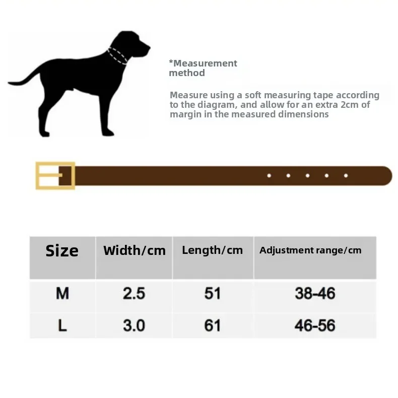 Soft Adjustable Explosion-Proof Genuine Leather Pet Collar Military Tactical Dog Camping Training Collar For Bulldogs Labrador