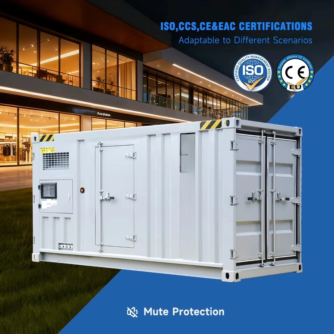 1250kva Container Type Genset CumminsBackup Diesel Generators Set 3 Phase Electric Power Genset Engine