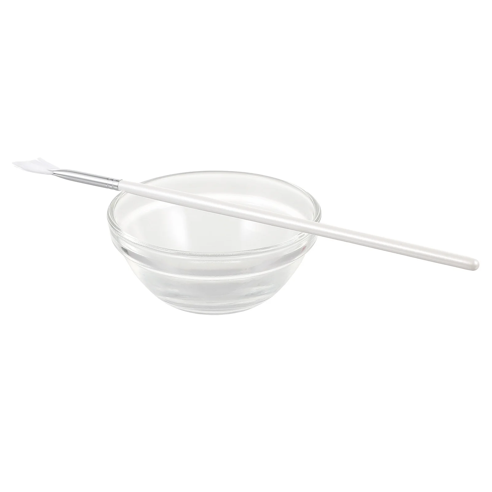 1Set Fruitzuurborstelset Multi Use Gezichtsmasker Applicator voor Blush Bronzer Overgang Schaduw Verspreidende Beauty Tool Bowl