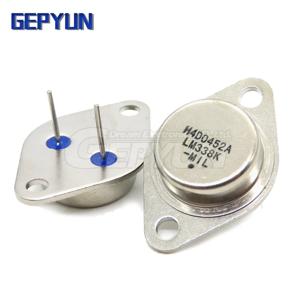 5pcs LM338K TO-3 LM338 5A gold seal transistor three-terminal adjustable voltage regulator