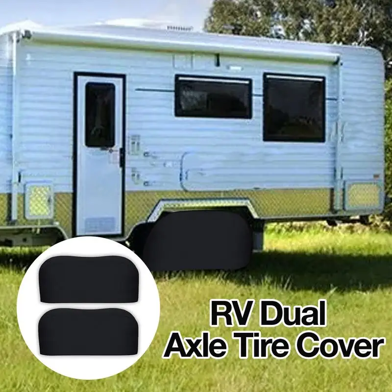 Tire Covers For Trailers Tire Protectors Camper Tire Cover Waterproof Tire Cover Anti-UV Rain Sun Snow Protector Trailer Wheel