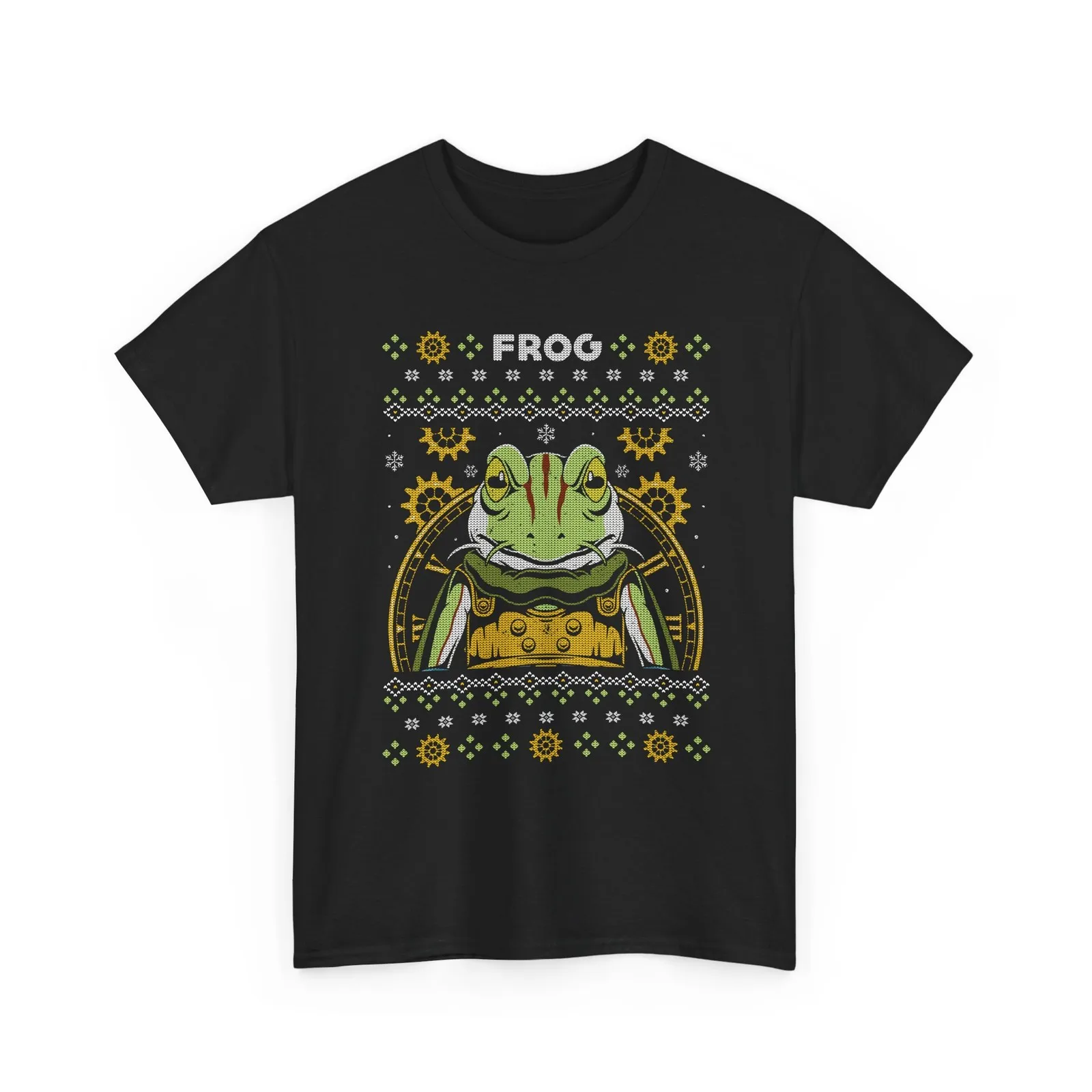 Glenn Frog Knight Xmas Unisex T-Shirt, Chrono Trigger Christmas Ugly Sweater Tee
