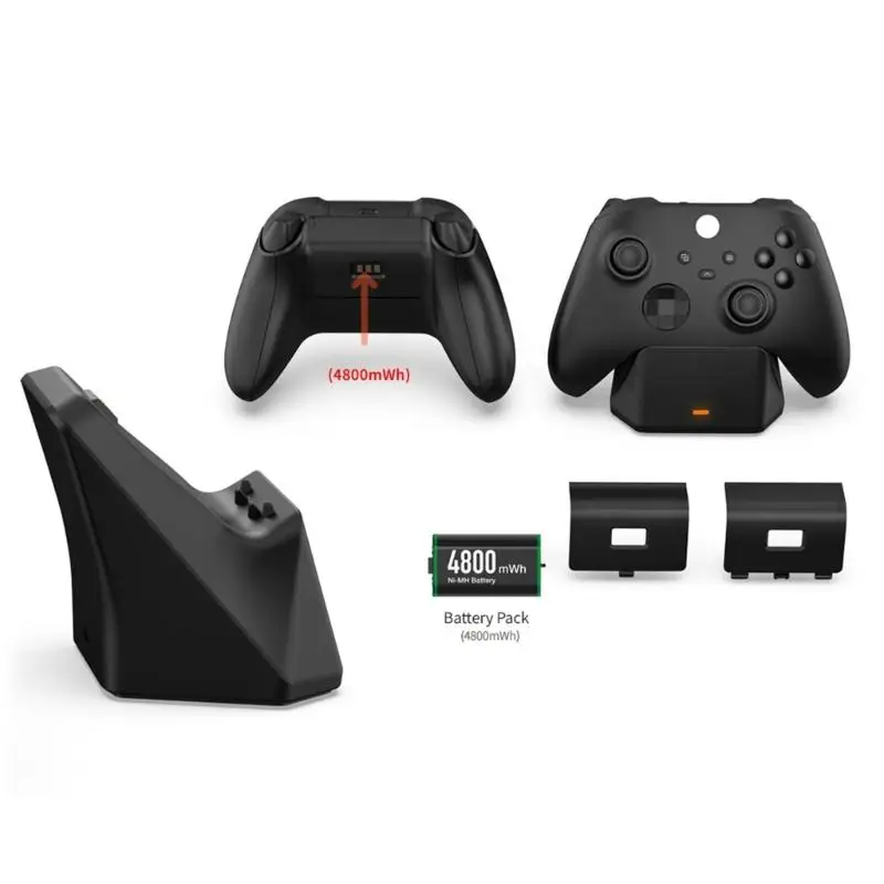 

Зарядное устройство для контроллера XboxOne Series Зарядная станция для контроллера с перезаряжаемой батареей емкостью 1200