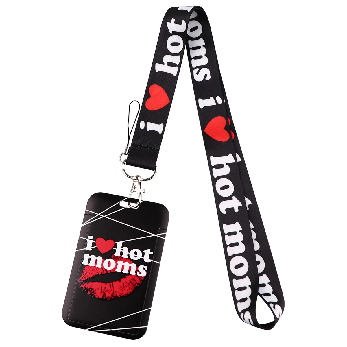 I love my boyfriend Lanyard Keychain Neck Strap for Key ID Card Phone Straps Badge Holder DIY Hanging Rope Phone Accessories