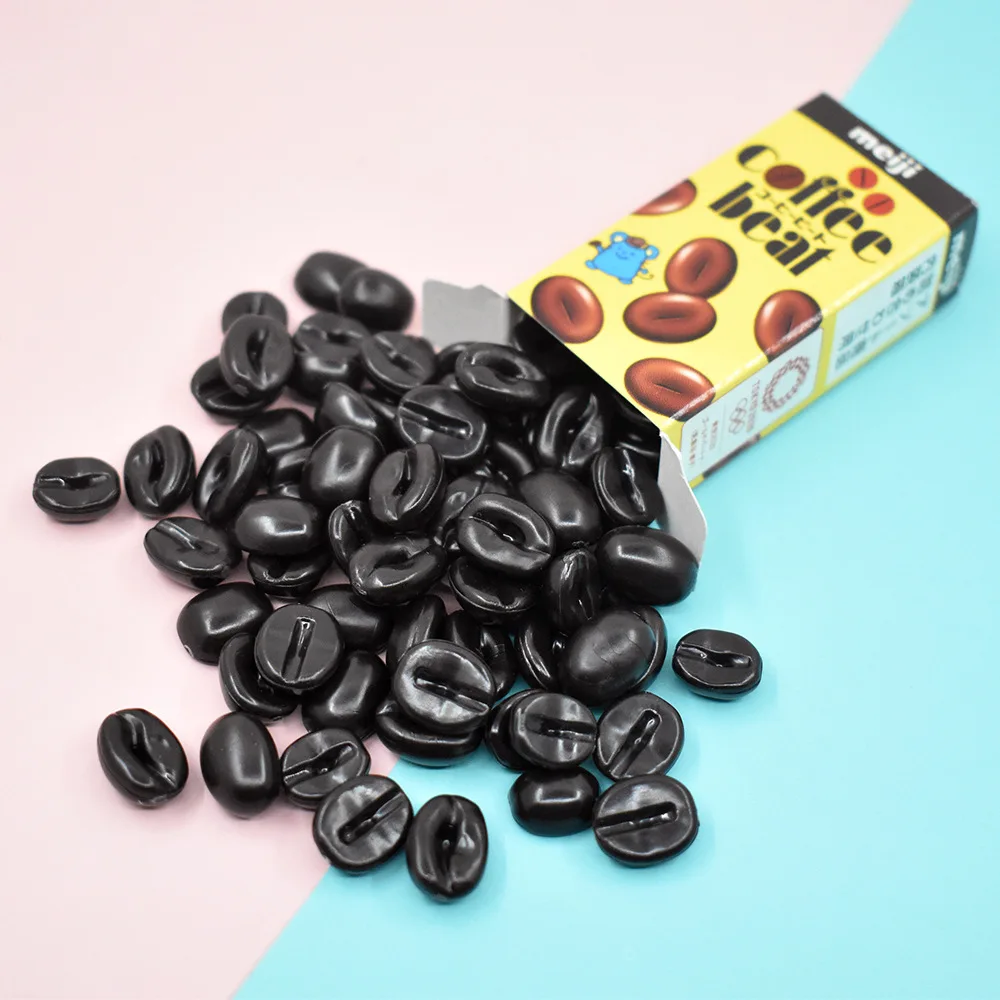 100Pcs Simulation Miniature Coffee Beans Flatback Resin Cabochon Fake Food Scrapbooking Craft DIY Phone Decoration Accessories