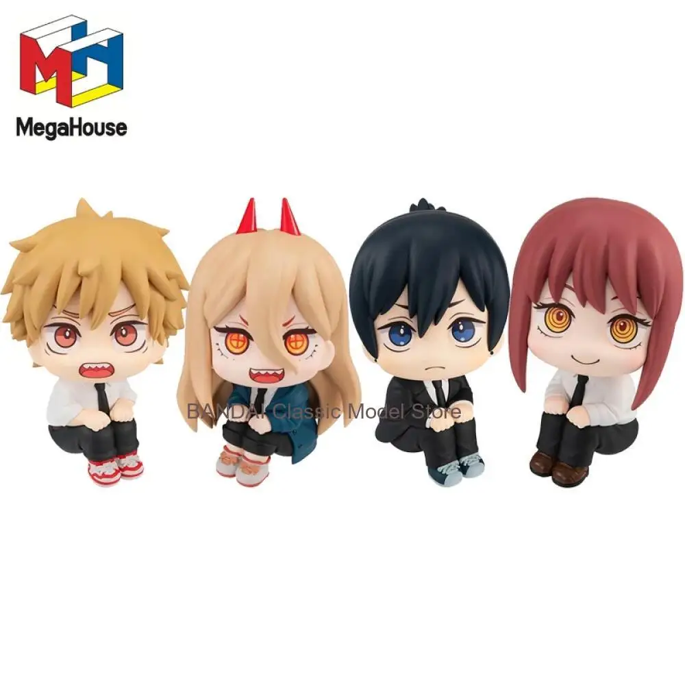 

MegaHouse Genuine Look up CHAINSAW MAN Anime Figure Denji Power Hayakawa Aki Makima Action Figure Toys For Kids Gifts Model