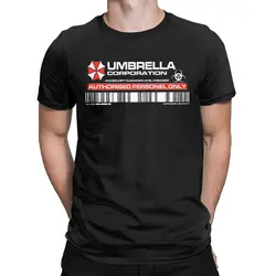 Camiseta masculina e feminina do jogo 4, 100% Algodão, Engraçado, Guarda-chuva, Residente, Males 4, Roupas gráficas