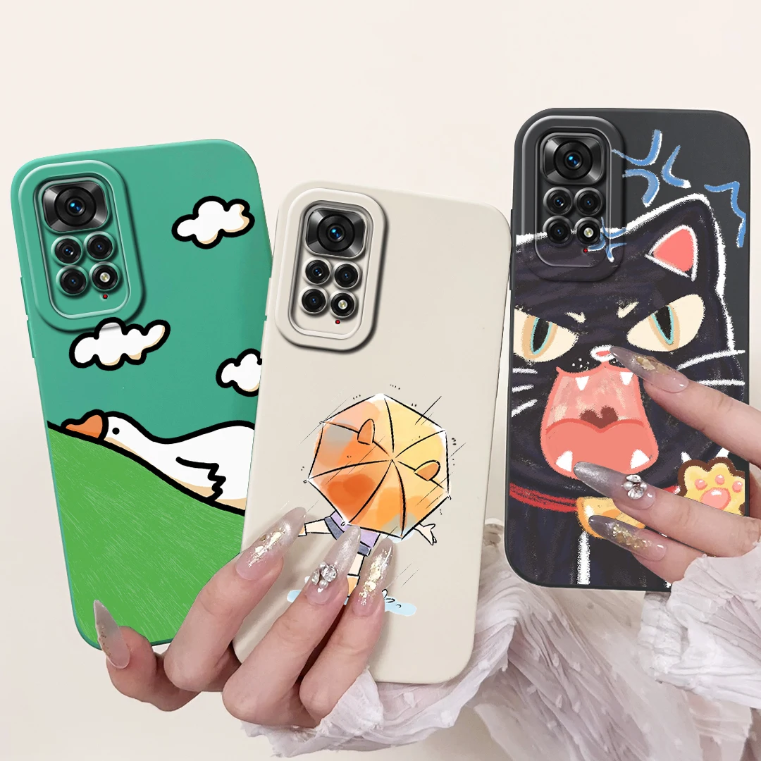 For Xiaomi Redmi Note 11 11s 4G Case Redmi Note 11 Pro 4G 5G Note 11 Pro+ Pro Plus Cover Soft TPU Silicone Stylish Pattern Capa