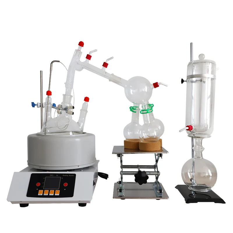 

Laboao LSD-2 Short Path Distillation Kit Oil Extraction for Essential Oil Distillation Lab Equipment