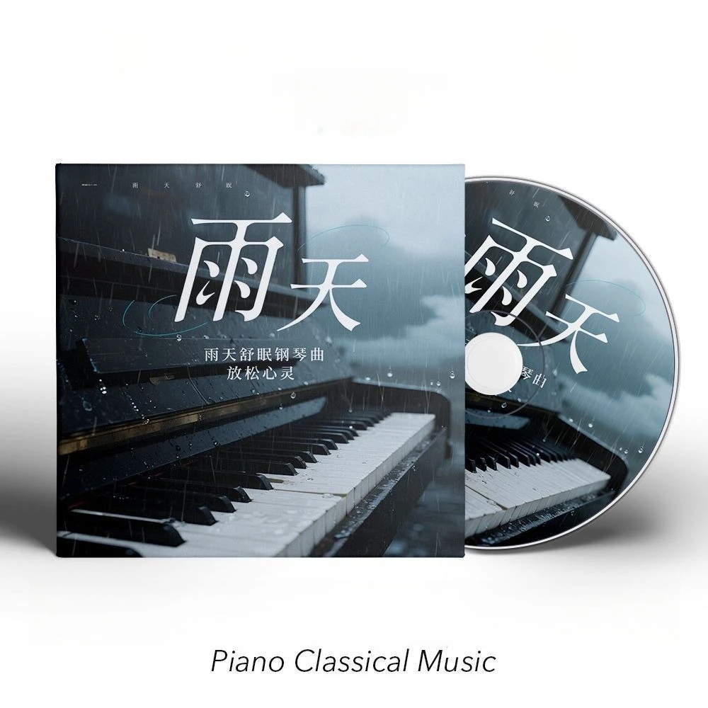 

CD фортепиано Rainy Day — альбом для прослушивания классического света со звуками природы, расслабляющий музыкальный диск для снятия стресса для отдыха