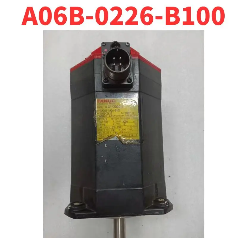 Second-hand A06B-0226-B100 AC Servo Motor, function well