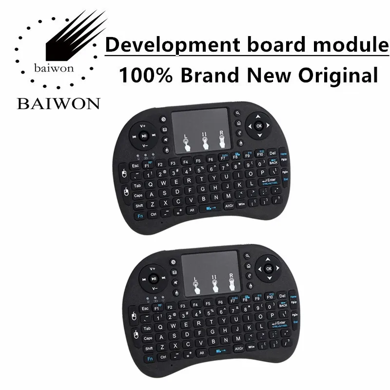 لوحة مفاتيح صغيرة لاسلكية ، متوافقة مع راسبيري بي ، 2.4G ، غير بلوتوث ، باور بوينت سهلة