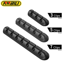 NNBILI Usb Cable Holder Clips Cable Organizer Silicone Cable Winder Management Clips Self Adhesive for Mouse Keyboard Headset