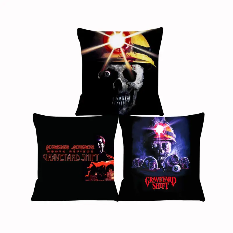 

Graveyard Shift Cushion Cover for Sofa Pillow Case Cover Seat Car Throw Pillowcase 45x45cm For Home Decorative SJ-687