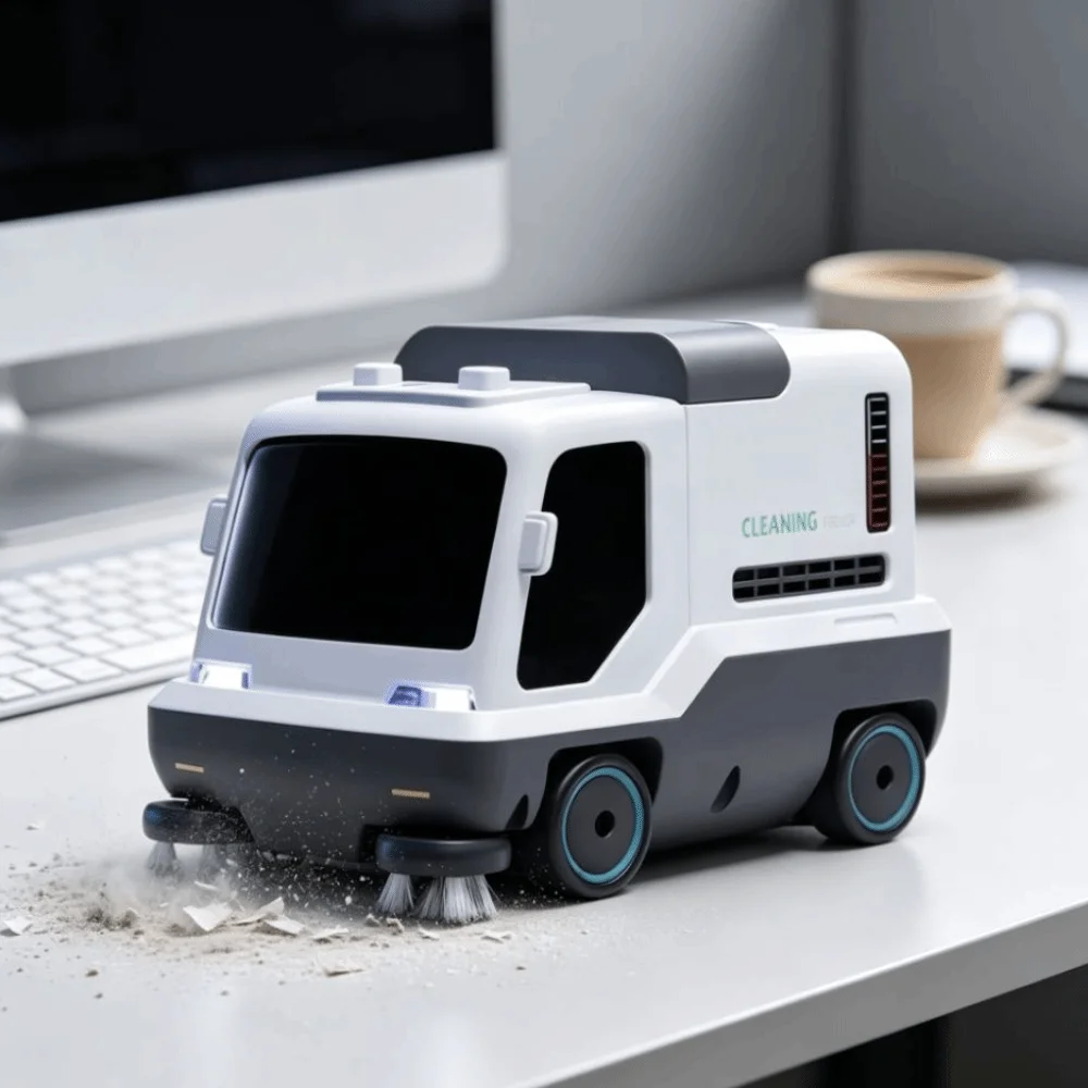 Wireless RC Vacuum Cleaner Car Mini 2.4G Remote Control Vacuum Cleaner Creative Remote Control Mini RC Car Boy's