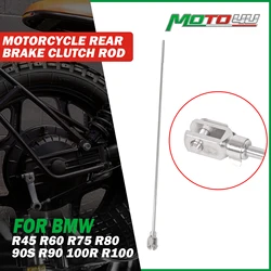 MOTO4U For BMW R45 R65 R75 R80 R90 R100 Rear Brake Clutch Rod Clip-on Cafe Racer Motorcycle Accessories 6MM Fork use