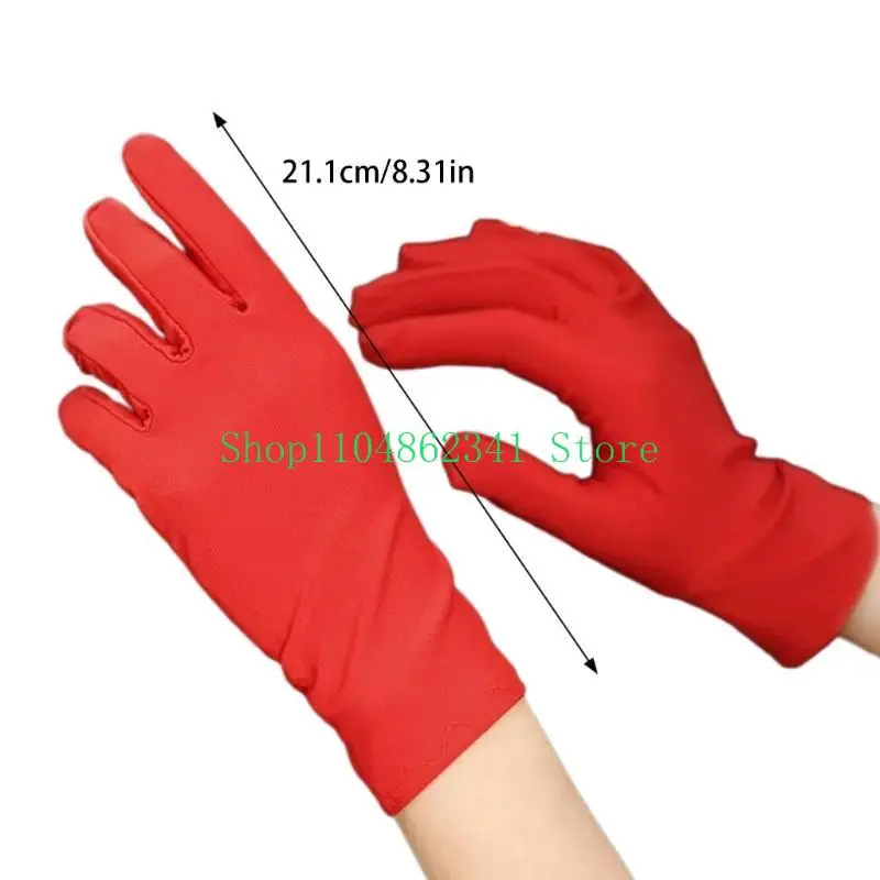 5ASD 2 pezzi I guanti accessori raffinati guanti gioielli deluxe guanti lavabili