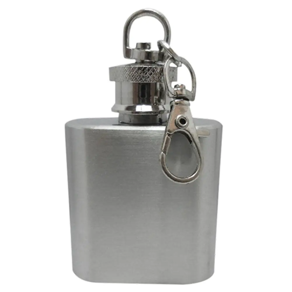 1 Oz Whiskey Hip Flask Wine Jug Mini Pocket Stainless Steel Wine Bottle Liquor Screw Cap Flagon