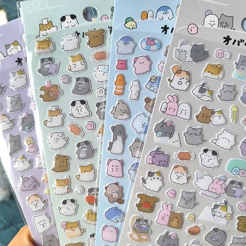

Wholesale 60packs Kawaii Japanese Stationery Anime Stickers Aesthetic Journaling Supplies Scrapbooking Kids Cute Phone Sticker